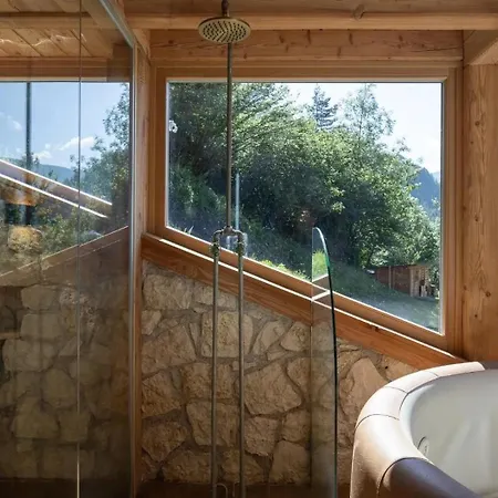 别墅 Ciasa Tri Wellness Chalet